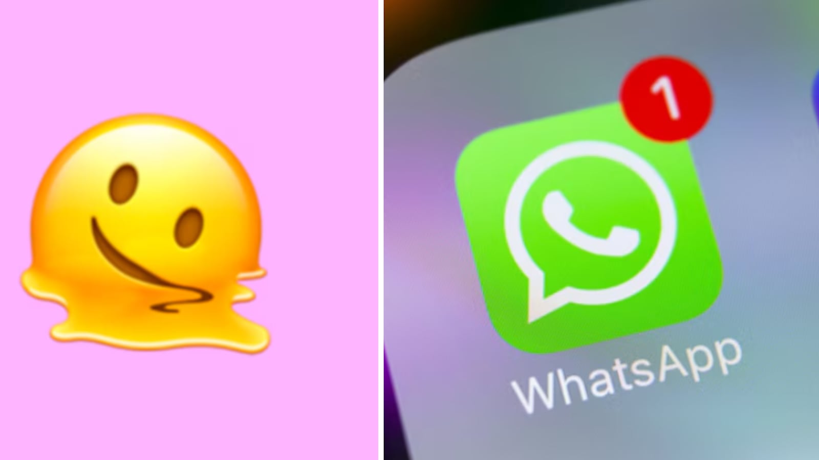Qué significa el emoji de cara derretida en WhatsApp