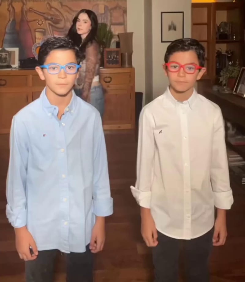 Daniel y Manuel capetillo sorprendieron con lo enormes que están a sus 10 años