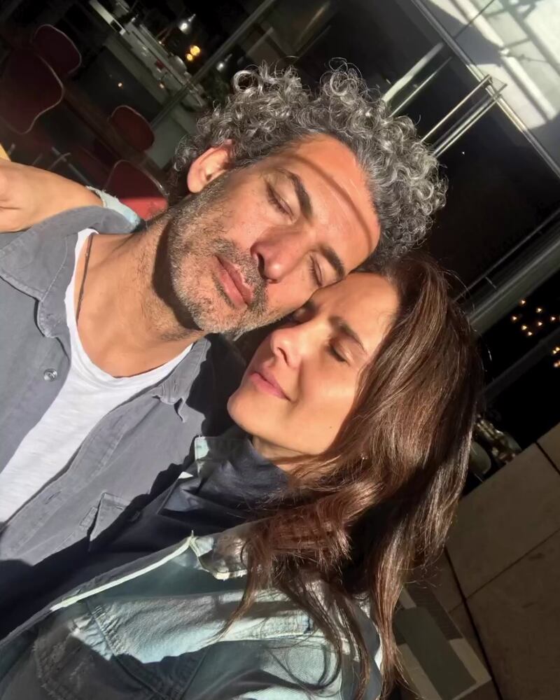 Paola Turbay junto a su esposo, Alejandro Estrada