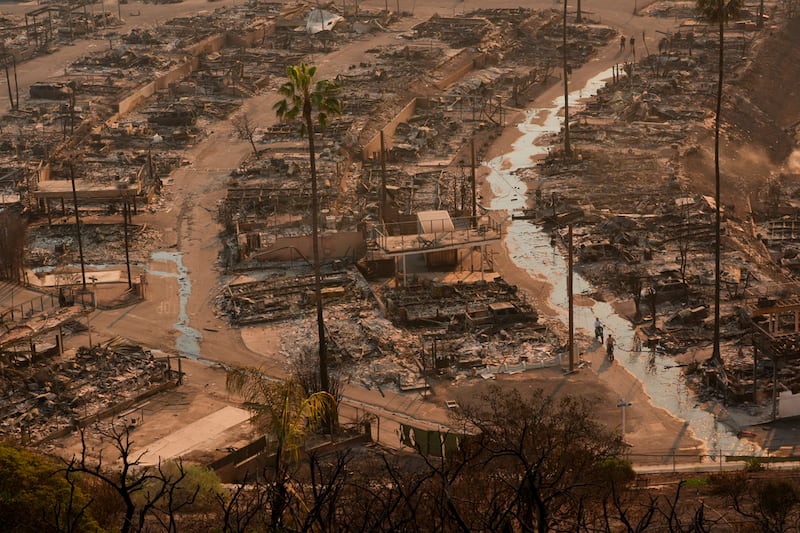 Los Ángeles incendio