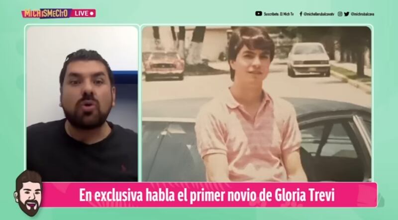 Erik Hassel, el primer novio de Gloria Trevi, en su juventud