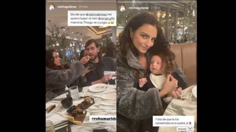 Aislinn Derbez, "la robamarido". Así la calificó su hermana en medio de una broma mientras compartían grata salida en familia.