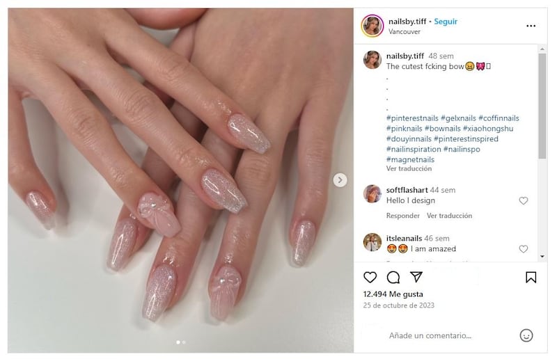 Las 'jelly nails' lleva años liderando las tendencias en cuanto a manicuras