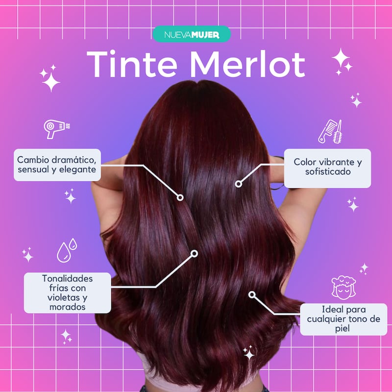 El tinte merlot será tendencia en 2025.