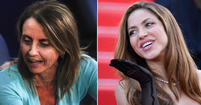 Shakira y madre de Piqué