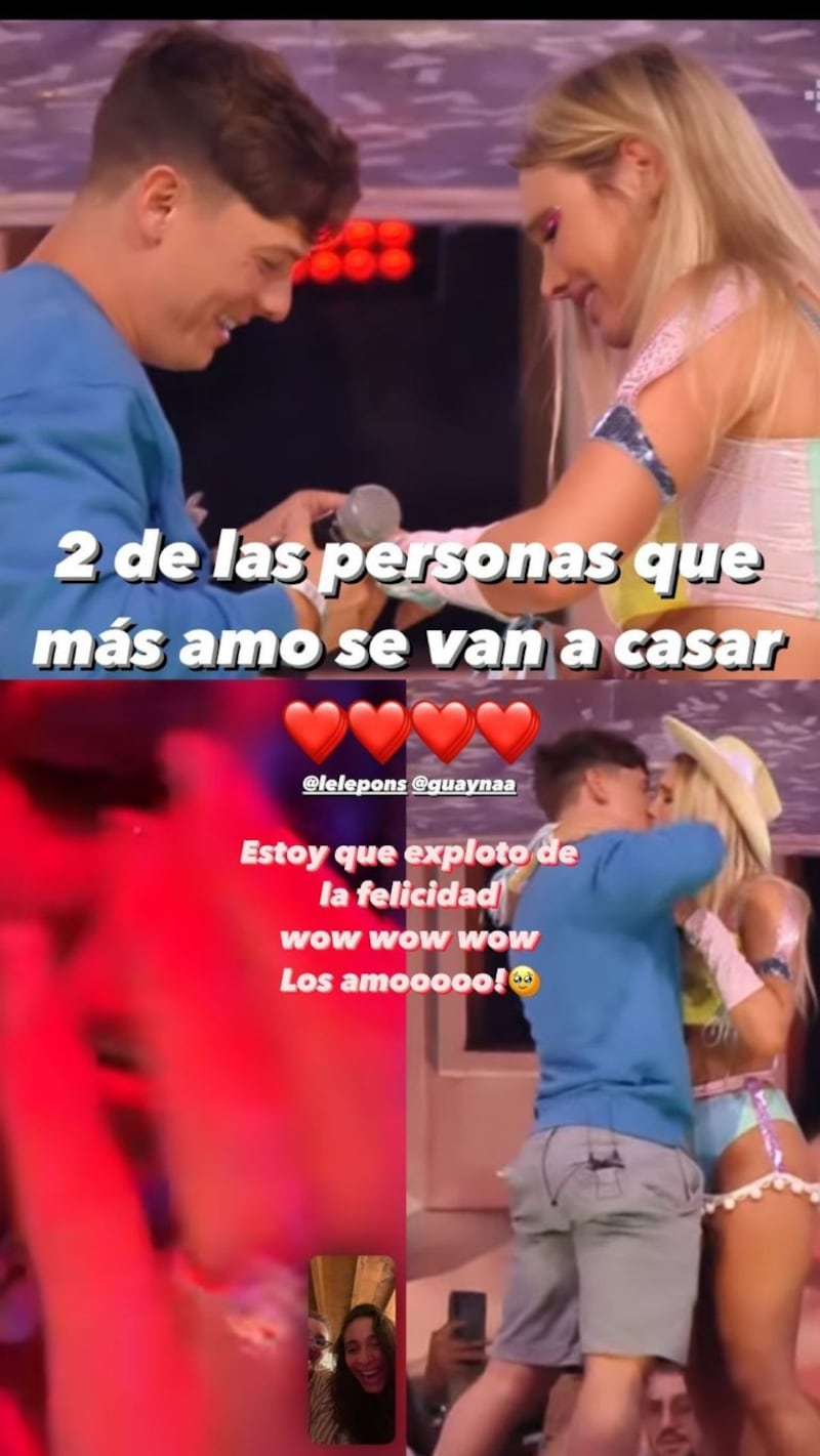 Hija de Chayanne reacciona al compromiso de Lele Pons y Guaynaa