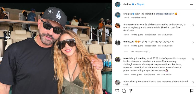 Shakira en el GP de Miami