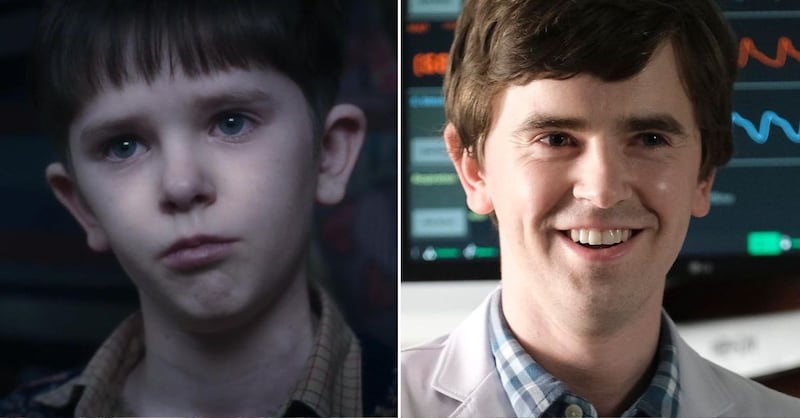 Freddie Highmore en 'Charlie y la fábrica de chocolate' y en 'The Good Doctor'