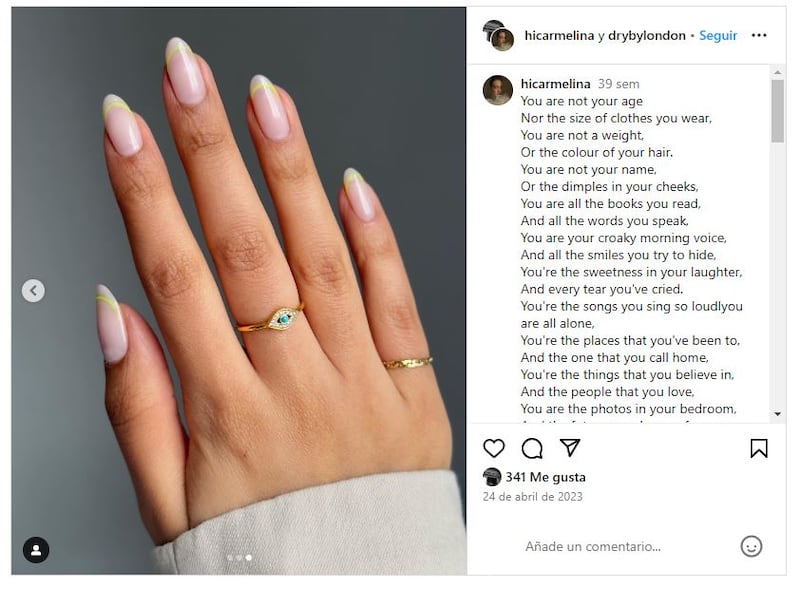 La manicura 'nude' siempre está de moda por su versatilidad y su efecto favorecedor