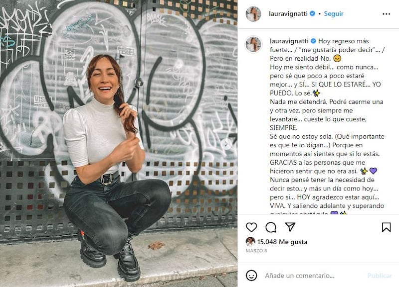 Laura Vignatti denunció haber sido "golpeada" y "encerrada" por una persona