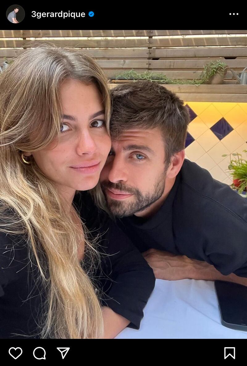 Foto de Piqué y Clara Chía