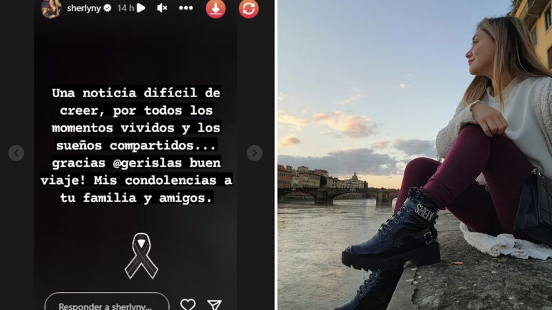 Sherlyn rompe el silencio por la muerte de su ex