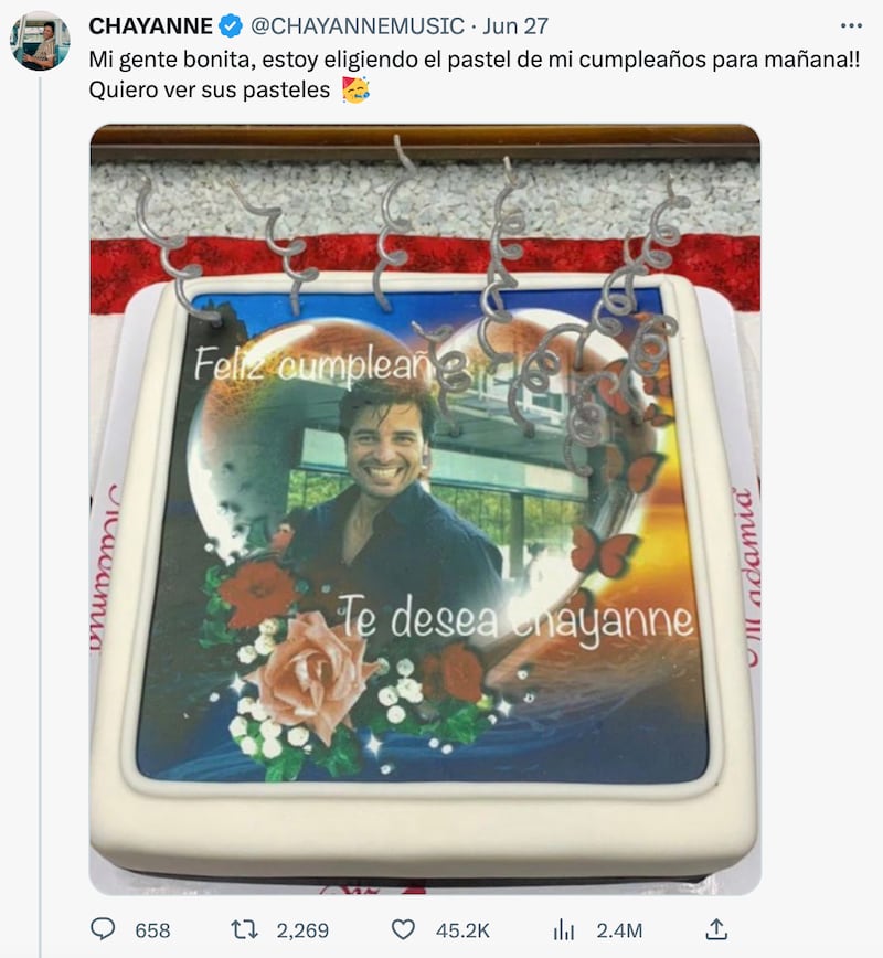 Chayanne cumpleaños