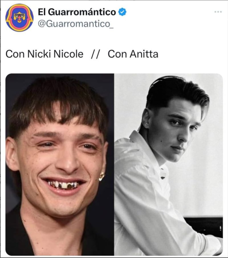 Los memes tras el radical cambio de look de Peso Pluma: "Parece el calamardo guapo"