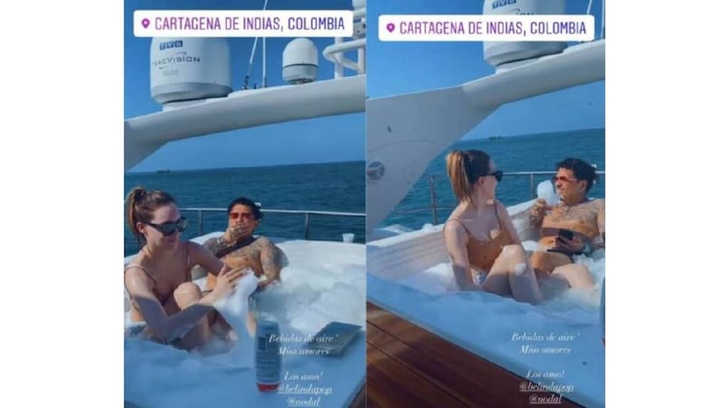 Productora demanda a Christian Nodal y afirma que le pagó una vacaciones con Belinda y su familia en Cartagena y los nevados colombianos, pero él jamás se presentó al show en Medellín