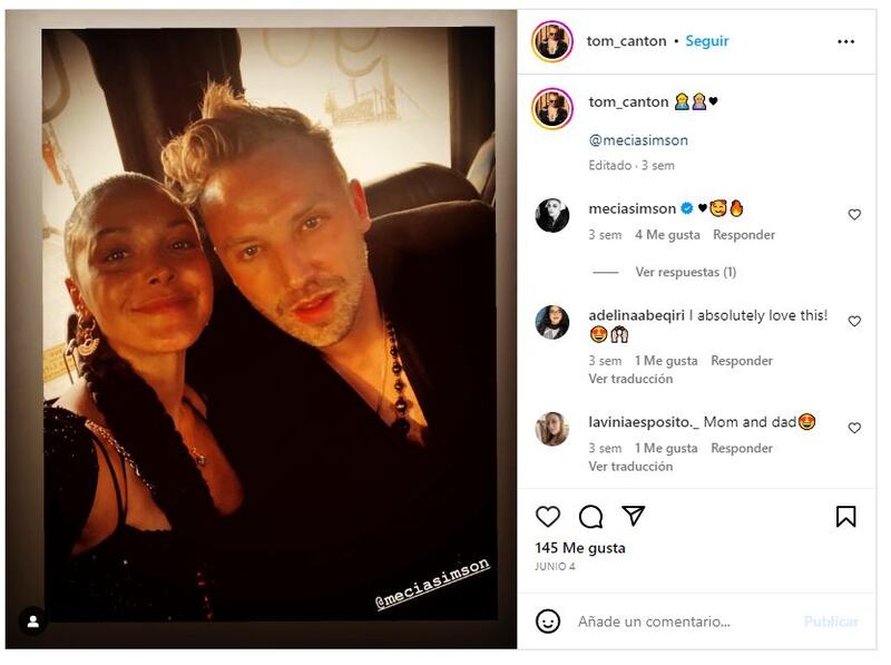 Mecia Simson y Tom Canton mantienen un noviazgo fuera del set de 'The Witcher'