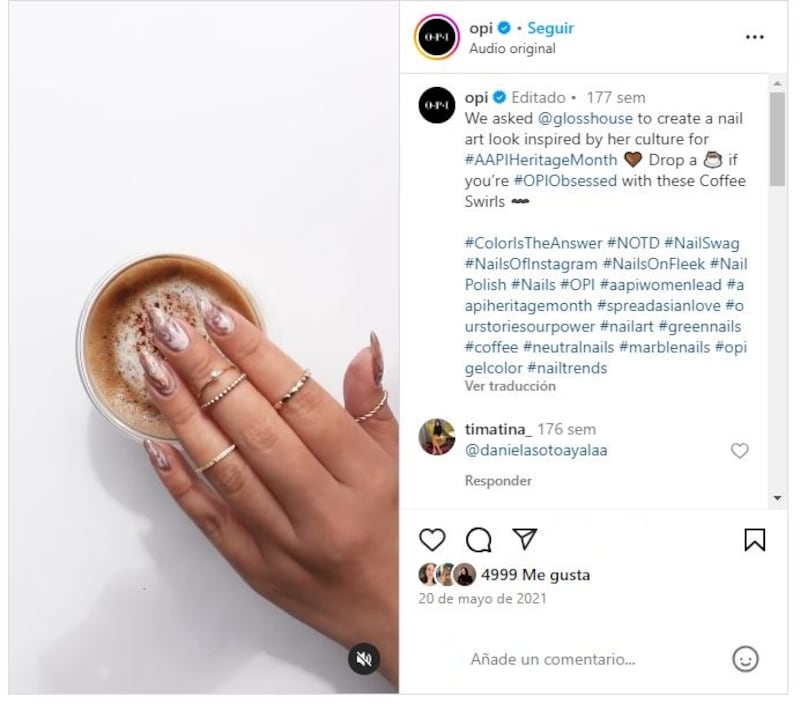 Las uñas chai latte son elegantes, clásicas y atemporales