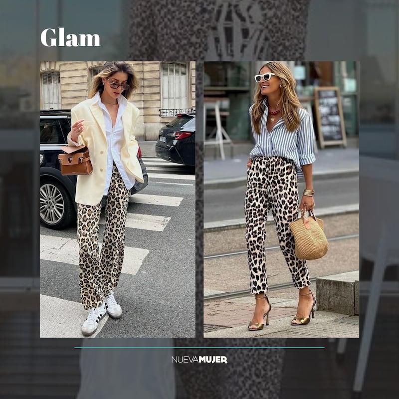 Tendencia pantalones animal print