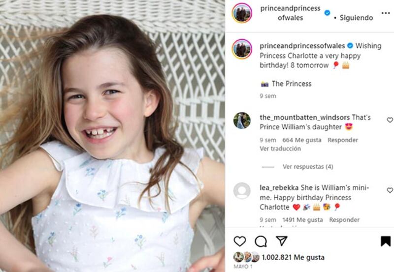 Princesa Charlotte y Lady Di