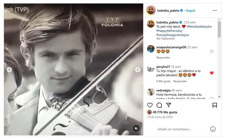 Zbigniew Paleta, el padre de Ludwika Paleta, es un talentoso violinista