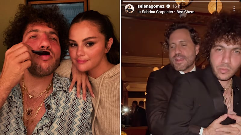 Benny Blanco y Edgar Ramírez protagonizaron un cómico baile que Selena compartió en su Instagram.