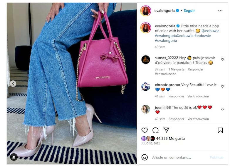 Eva Longoria probó que se pueden llevar jeans de forma elegante