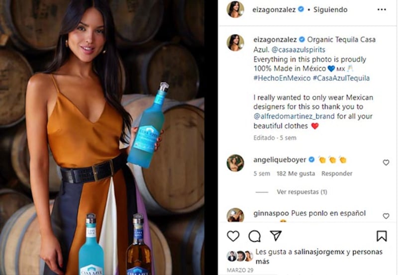 Eiza González tequila