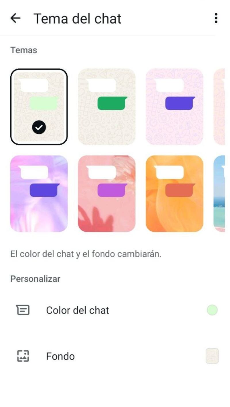 Los temas de WhatsApp son perfectos para personalizar la 'app' de mensajería