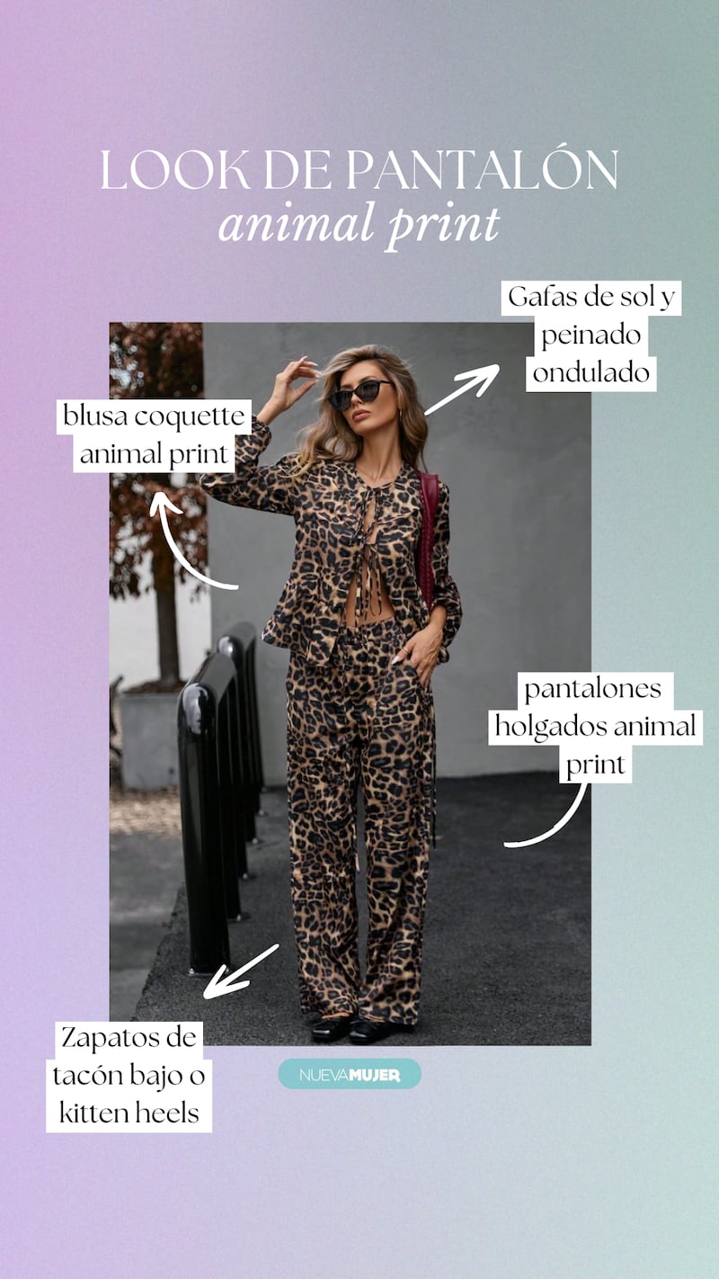 Tendencia pantalones animal print