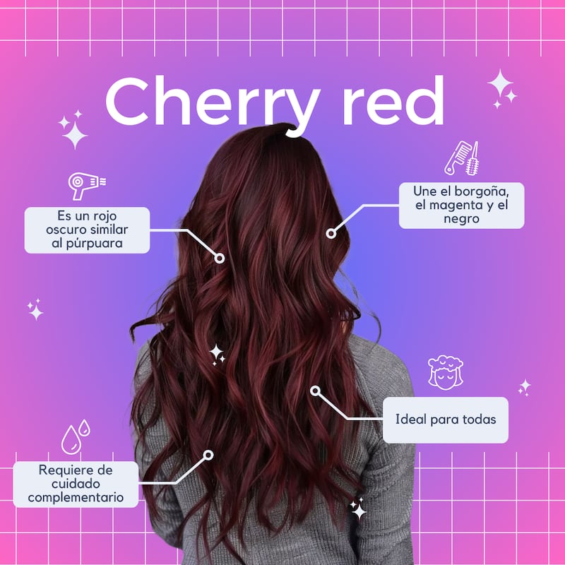 El color de pelo cereza o cherry red vuelve a ser tendencia.