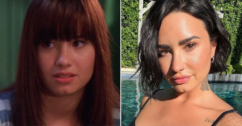 Demi Lovato en 'Camp Rock' y en la vida real