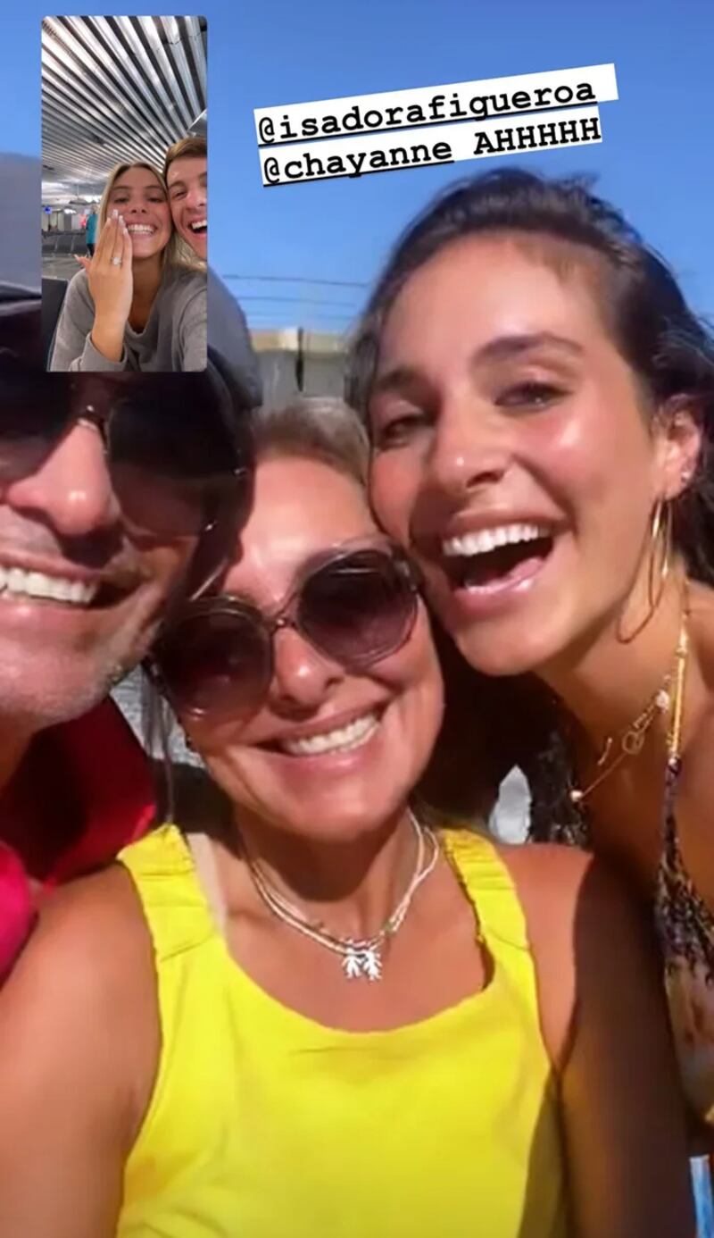 Chayanne y su familia