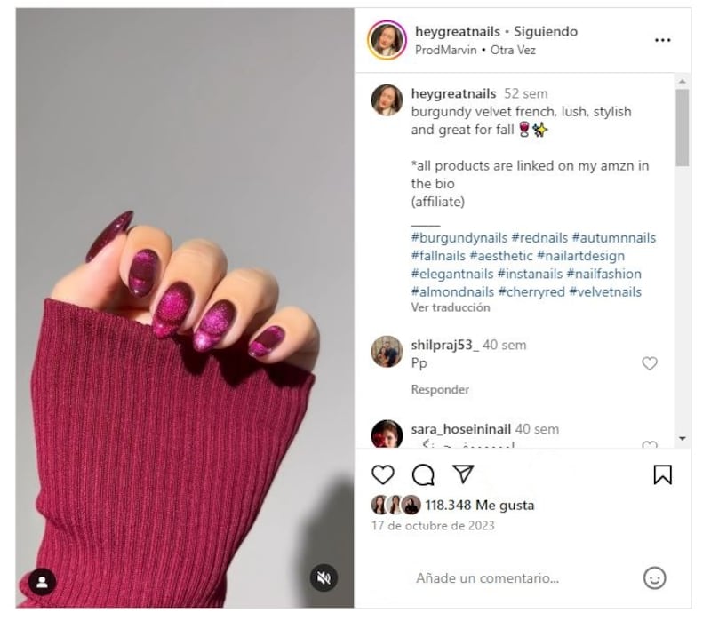 Las uñas de terciopelo son una de las tendencias más elegantes de finales de 2024