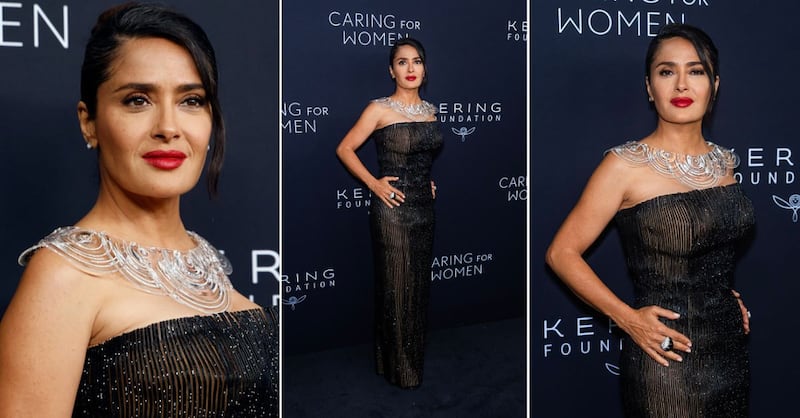 “Al estilo de los 90”: Salma Hayek deslumbra con un vestido minimalista ideal para mujeres de +50