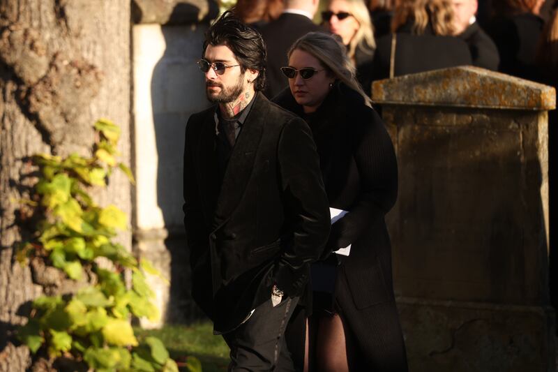 Zayn Malik en el funeral de Liam Payne