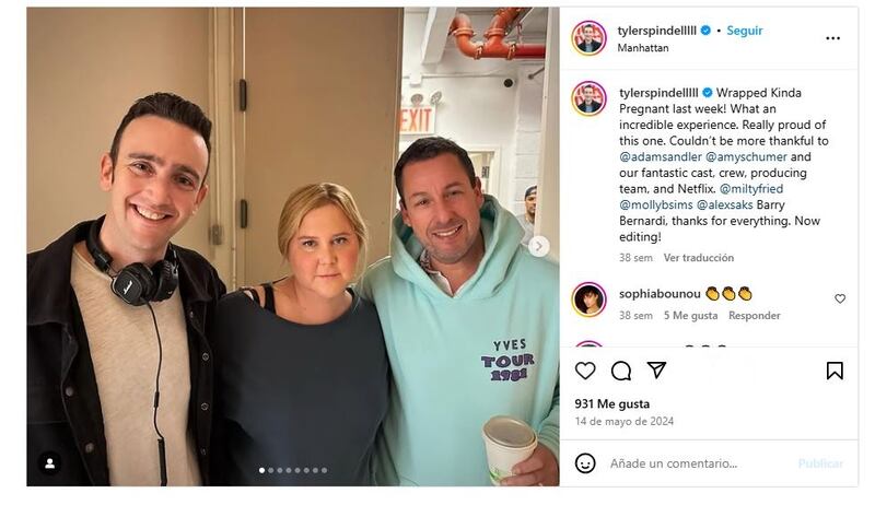 Tyler Spindel es el sobrino de Adam Sandler que está triunfando en Hollywood