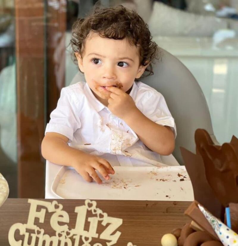 Félix, hijo de Fernando González y Luciana Aymar