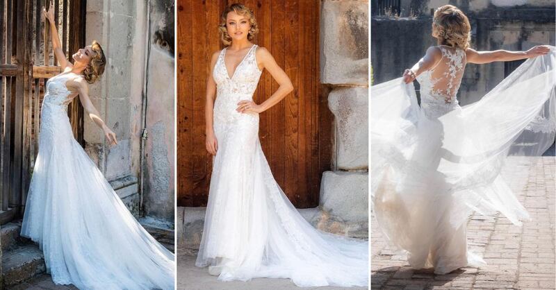 Angelique Boyer con su vestido de novia para 'Imperio de mentiras'