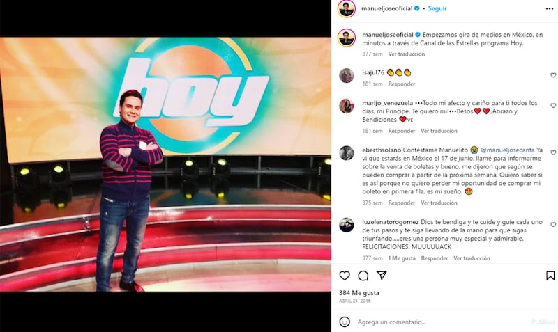 ¿Se acuerda del supuesto hijo de José José? Así está ahora cuando vuelve ‘Yo Me Llamo’.