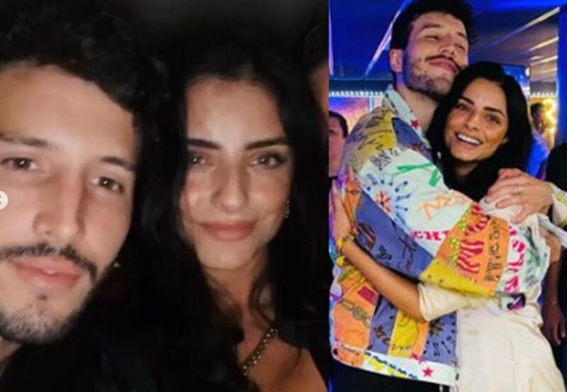 Aislinn Derbez y Sebastián Yatra se muestran muy felices juntos