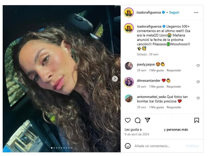 Isadora Figueroa es la única hija de Chayanne y Marilisa Maronese