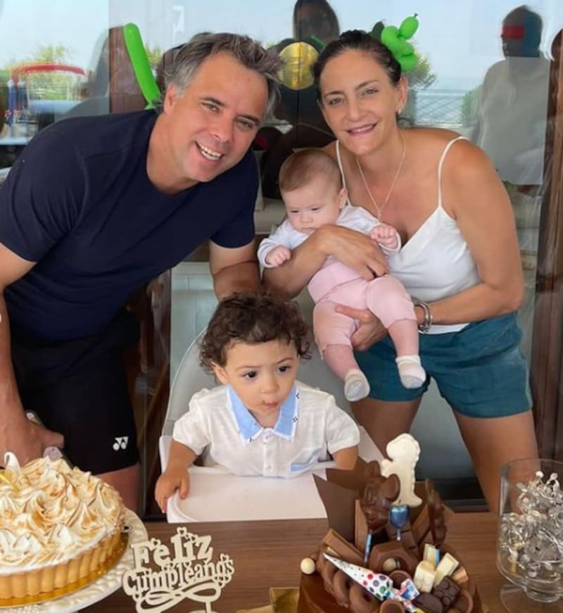 Fernando González y Luciana Aymar celebraron el segundo cumpleaños de su hijo Félix