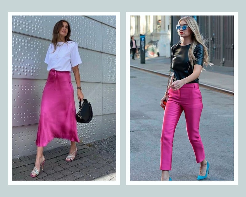 Color fucsia en tendencia este 2025.