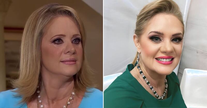 Érika Buenfil en 'Amores verdaderos' y en la actualidad