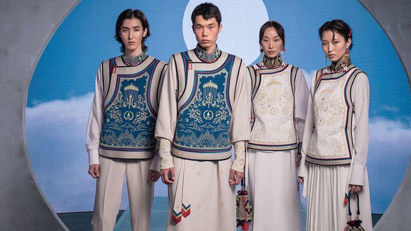 Uniforme de Mongolia para los Juegos Olímpicos París 2024.