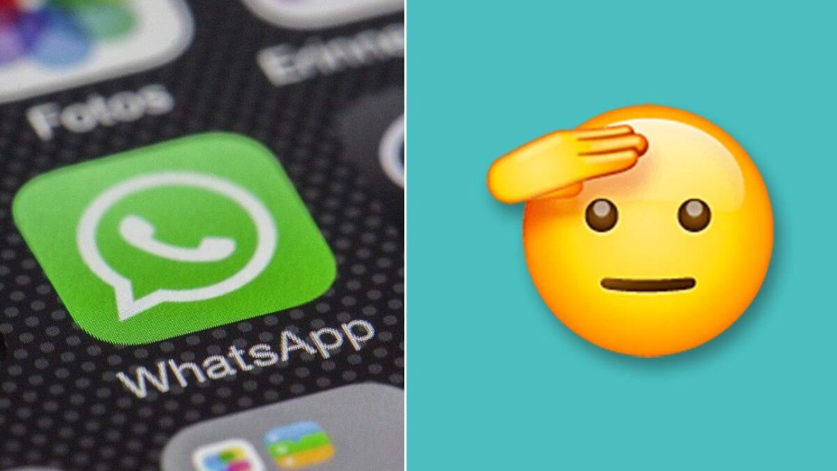 El emoji con la manito en la frente es bastante popular en WhatsApp, pero pocos conocen su verdadero significado