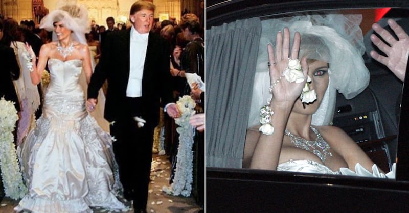 ¿A lo Diana de Gales? Melania Trump y el vestido de novia que hizo historia en el mundo de la moda