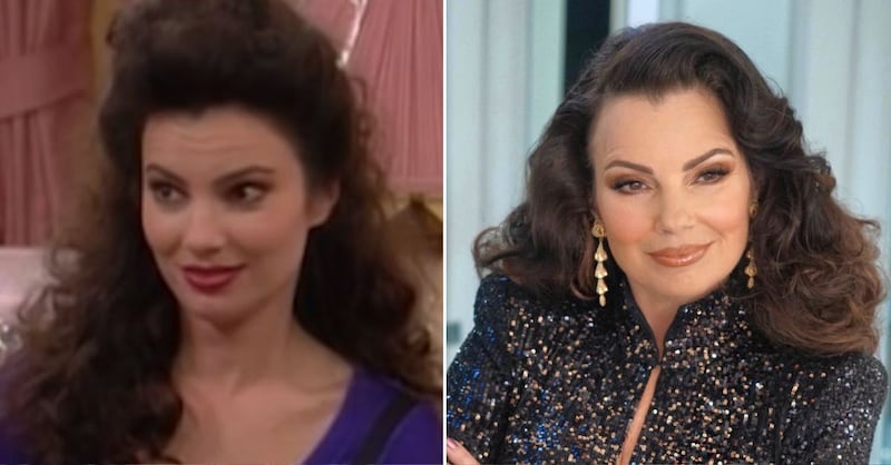 Fran Drescher en la primera temporada de 'La niñera' y en la actualidad