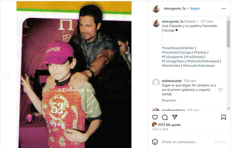 Fernando Colunga y José Eduardo Derbez son padrino y ahijado