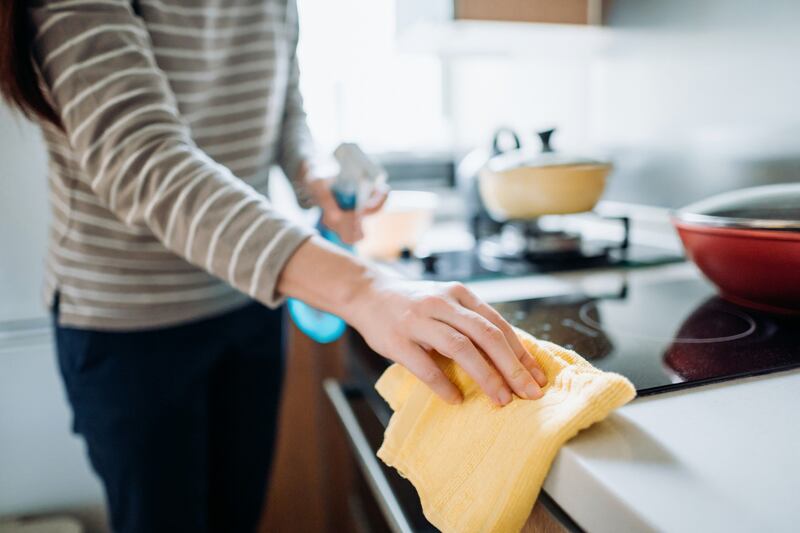 Cocina con un agradable aroma